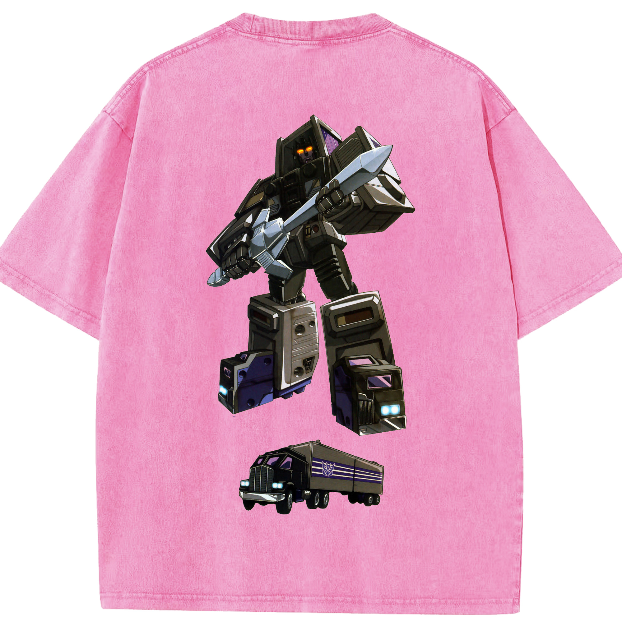 （画像用）  綿100% ヴィンテージ風 半袖Tシャツ（背面プリント）